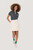 Damen Poloshirt Casual, anthrazit/kiwi, XL - anthrazit/kiwi | XL: Detailansicht 7