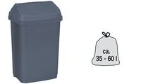 keeeper Poubelle "swantje eco", 25 litres, gris (6440775)