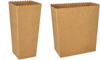 PAPSTAR Boîte à pop-corn en carton "pure" carré, 1.300 ml (6489262)