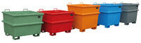 Universal-Container Schüttgut-Container Typ UC 1000 , 0,75m³, 1040x1200x1215mm,Tragl. 2000kg, Grau