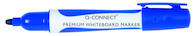 Marker do tablic Q-CONNECT Premium, okrągły, 2-3mm (linia), zawieszka, niebieski