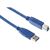 Wurth Elektronik USB-Kabel, USBA / USB B, 1m USB 3.0 Blau
