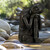 Relaxdays Buddha Figur geneigter Kopf, XL 60cm, Asia Gartenfigur, Dekofigur Wohnzimmer, frost- & wetterfest, dunkelgrau