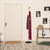 Relaxdays Garderobenständer Marmor, freistehender Jackenständer mit 5 Haken, Standgarderobe, HxD: 172 x 29 cm, Farbwahl