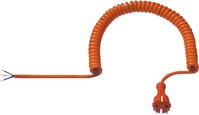 Spiralleitung PUR 2,5m,orange 665.870
