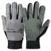 KCL 640 RewoMech® Größe 10 Lederersatzhandschuh, grau mechanischer Schutzhandsch