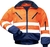 ERIK Warnschutz - Pilot - Jacke, Norway, Tex-Protector, Orange/Marine, Gr.XL