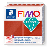 FIMO® effect 8020 Ofenhärtende Modelliermasse, Normalblock metallic kupfer