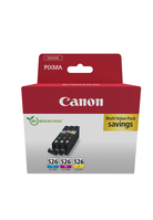 CANON Photo Value Pack CMYBK CLI-526PVP iP 4850 4x9ml,50 Bl. 10x15cm