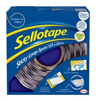 Sellotape Sticky Loop Spots 22mm White (Pack 125) 1445181