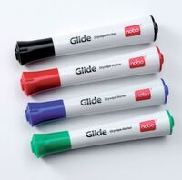ValueX Whiteboard Marker Bullet Tip 3mm Line Assorted Colours (Pack 4)
