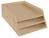 Eterneco Letter Tray with 3 Levels Cardboard A4/Foolscap Portrait
