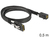 SAS Kabel HD x 4 SFF 8643 Stecker auf Mini SAS x 4 36 Pin SFF 8087 Stecker, 0,5m, Delock® [83388]