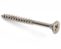 4.0 X 45 POZI COUNTERSUNK CHIPBOARD SCREW A2 STAINLESS STEEL