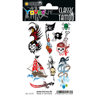 CLASSIC Tattoo Colour Pirates, 9 Stück, bunt
