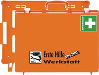 Erste-Hilfe-Koffer - Orange, 30 x 40 x 15 cm, ABS-Kunststoff, Werkstätten