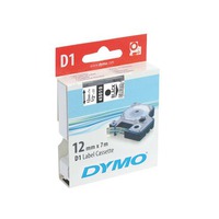 Nastro Originale Dymo S0720770 - 43610 - 6 mm x 7 m (Nero su Trasparente)