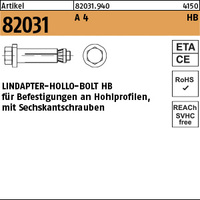 ART 82031 LINDAPTER-Hollo-Bolt A 4 HBST 08-Größe 2 S