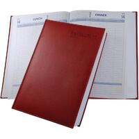 Castelli Restaurant Booking Diary Information Book - 736 White Pages - A4
