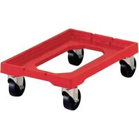 Nisbets Dolly for Food Storage Container in Red HDPE - Lightweight