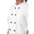 Nisbets Essentials Chef Jacket in White - Polycotton - Short Sleeve - M