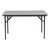 Bolero Folding Rectangular Table Made of ABS and Steel Frame - 750X1220X610mm