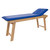 Therapieliege Tiziano Natur Massageliege Massagebank Praxisliege, 65 cm, Blau