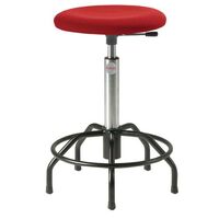 Industrial work stools - Upholstered seat, adjustment 460-650mm and spider steel base