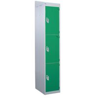 Standard lockers with sloping top