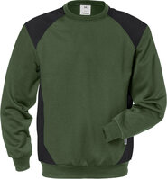 Sweatshirt 7148 SHV armee grün/schwarz Gr. L