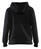 Damen Kapuzensweater 3560 3D schwarz - Rückseite