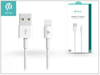 Devia Smart Apple iPhone 5/5S/5C/SE/iPad 4/iPad USB - Ligthning töltő- és adatkábel 1m fehér (ST986650)