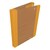 Füzetbox DONAU Life A/4 3 cm karton tépőzárral neon narancssárga-barna
