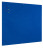 Bi-Office Unframed Blue Felt Notice Board 180x120cm left view