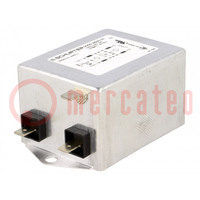 Filter: anti-interference; 250VAC; Cx: 0.33uF; Cy: 4.7nF; 0.65mH