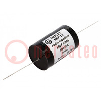 Capacitor: polypropylene; 18uF; 600VDC; ±2%; Ø39.2x62mm; -25÷85°C