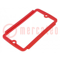 Frame for enclosure; TEKAM; Colour: red