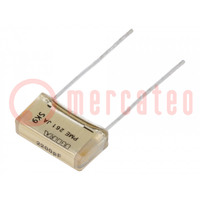 Capacitor: paper; 2.2nF; 500VAC; 10.2mm; ±10%; THT; PME261; 1000VDC