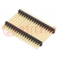 Connector: pin strips; pin header; male; PIN: 36; straight; 2.54mm