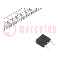 Tranzisztor: N-MOSFET; egysarkú; 150V; 18A; 56,8W; DPAK