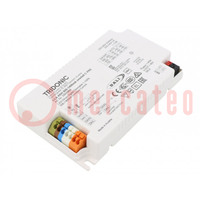 Power supply: switched-mode; LED; 45W; 25÷50VDC; 500÷1400mA; IP20