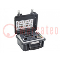 Meter: grounding resistance; LCD 5,25"; IP54; Interface: USB; 0÷2A