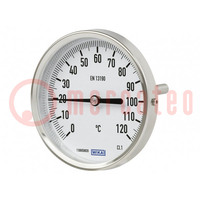 Miernik: temperatury; analogowy,bimetaliczny; -20÷60°C; A52