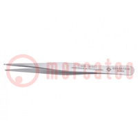 Tweezers; 120mm; Blade tip shape: round; universal