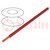 Conduttore; H05V-K,LgY; filo cordato; Cu; 0,75mm2; PVC; rosso; 25m