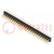 Pin header; wire-board; male; Minitek; 2mm; PIN: 50; THT; on PCBs; 2A