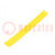 Krimpkous; zonder lijm,flexibel; 2: 1; 9,5mm; L: 10m; geel; RNF-100