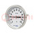 Multiméter: hőmérséklet; analóg,bimetál; -30÷50°C; A52; Ø: 100mm