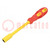 Screwdriver; insulated; 6-angles socket; HEX 10mm