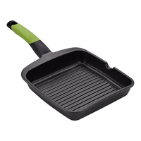 Grill Prior rayado de aluminio fundido - 22x22 cm